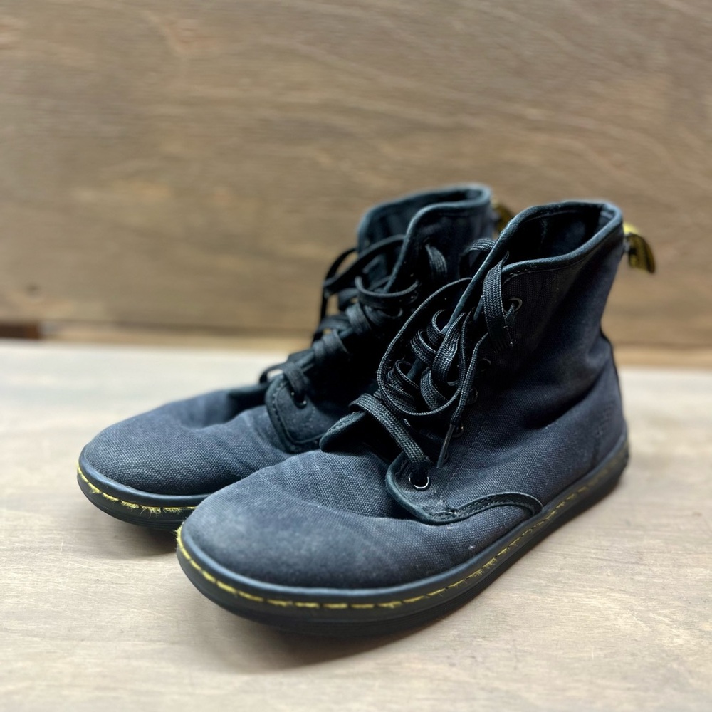 Women’s Black Canvas Boots